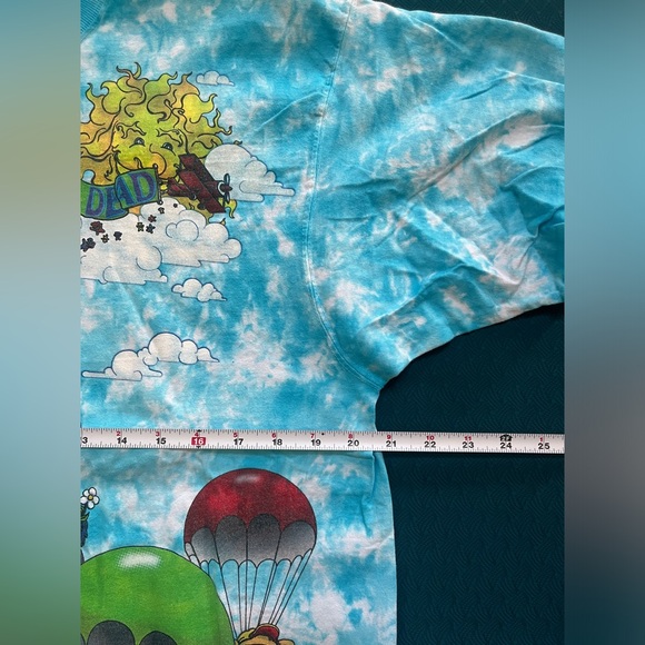 Vintage 1993 Grateful Dead skydiving, dancing bears tie-dye T-shirt - Picture 14 of 16
